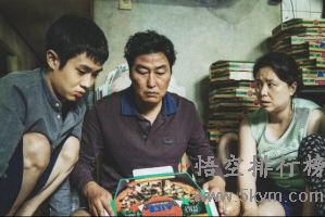 韩国电影十大排行榜,第一名《寄生虫》